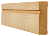 Architrave Single Groove Unfinished Oak